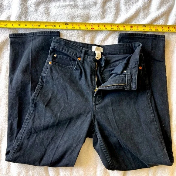 H&M Jeans Hm Black Straight Leg Jeans Poshmark